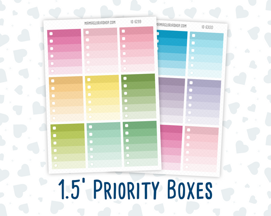 Full Size Priority Boxes – Color Pop edition