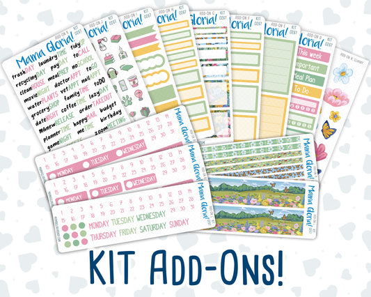 Kit 0267 - Add Ons - May - Flowers For Mama - Planner Stickers