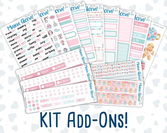 Kit 0246 - Add Ons - December - Gingerbread Sweets - Planner Stickers