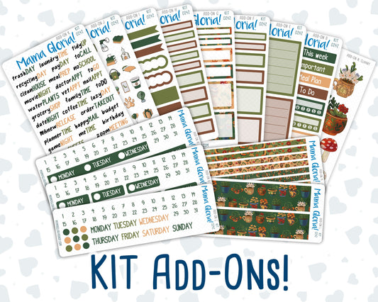 Kit 0242 - Add Ons - November - Cottage Autumn - Planner Stickers