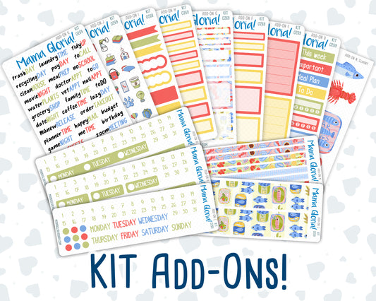Kit 0269 - Add Ons - June - Dolce Mare - Planner Stickers