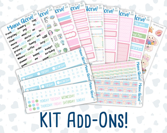 Kit 0262 - Add Ons - April - Spring Puffs - Planner Stickers