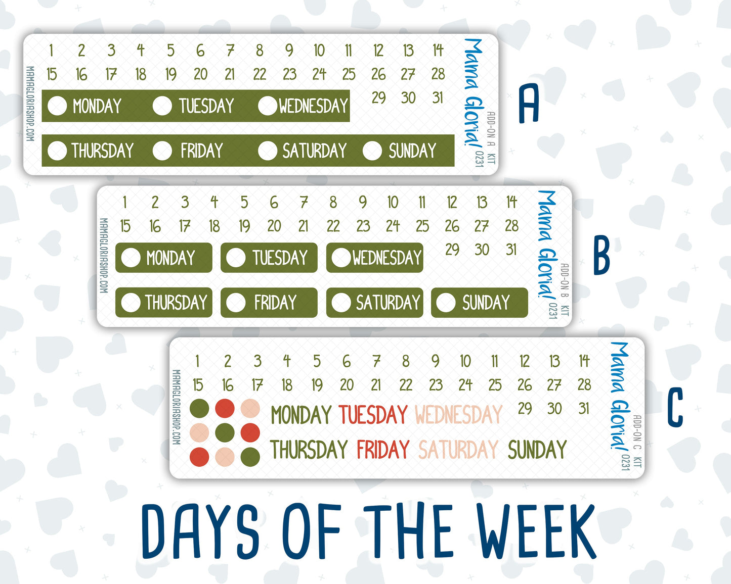 Kit 0231 - Add Ons - August - Backyard BBQ - Planner Stickers