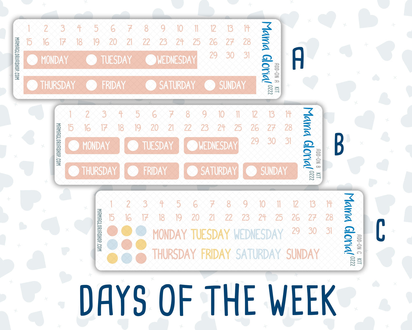 Kit 0222 - Add Ons - June - Beach Day - Planner Stickers