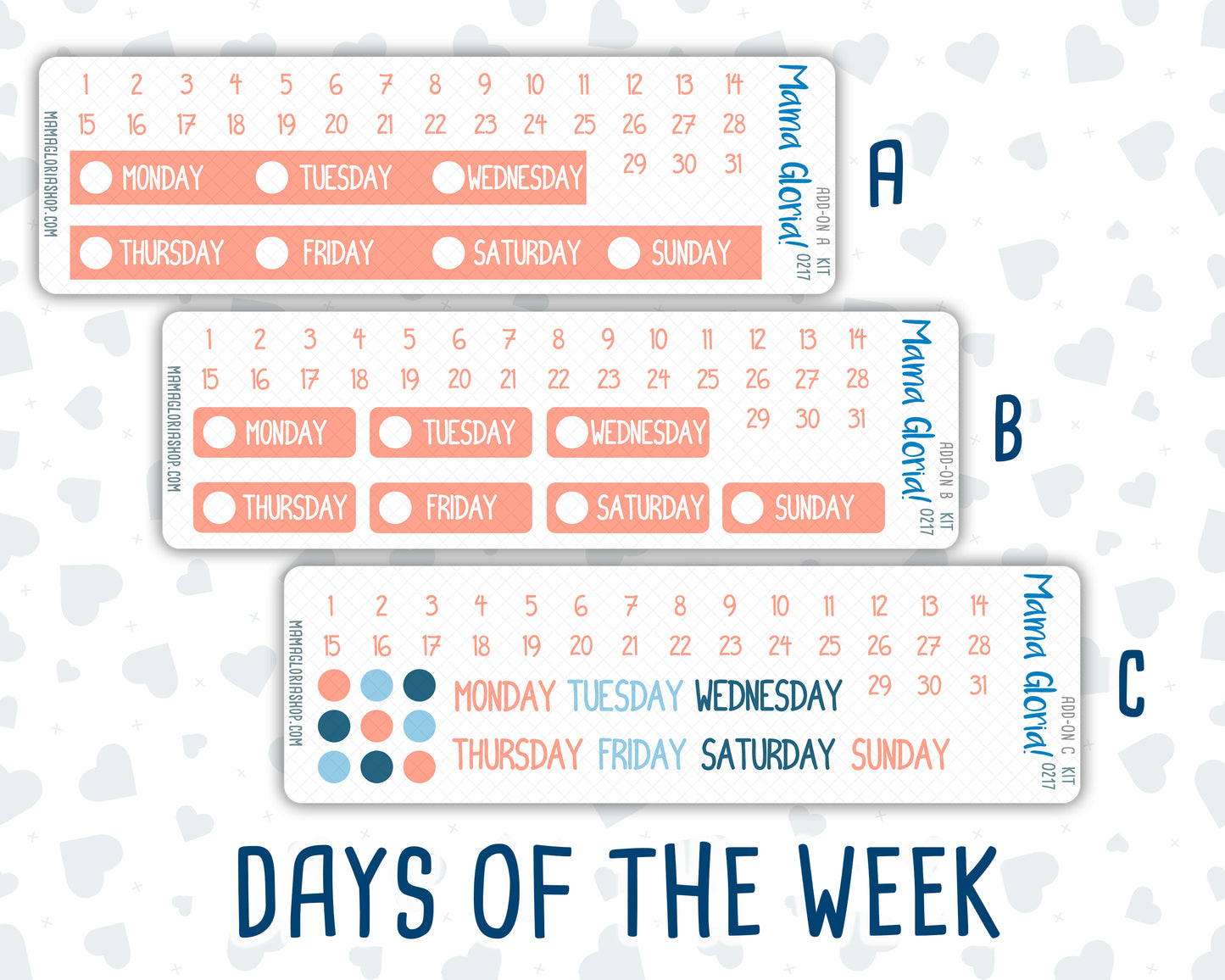 Kit 0217 Add Ons - Once Upon A Time- May- Planner Stickers - Kit