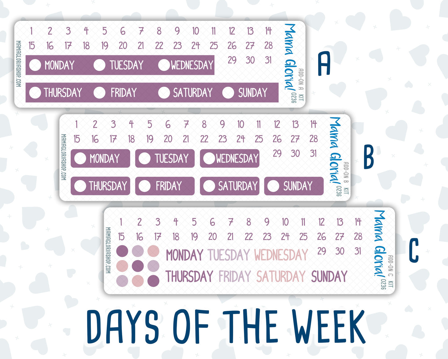 Kit 0236 - Add Ons - October - Sweet & Spooky - Planner Stickers