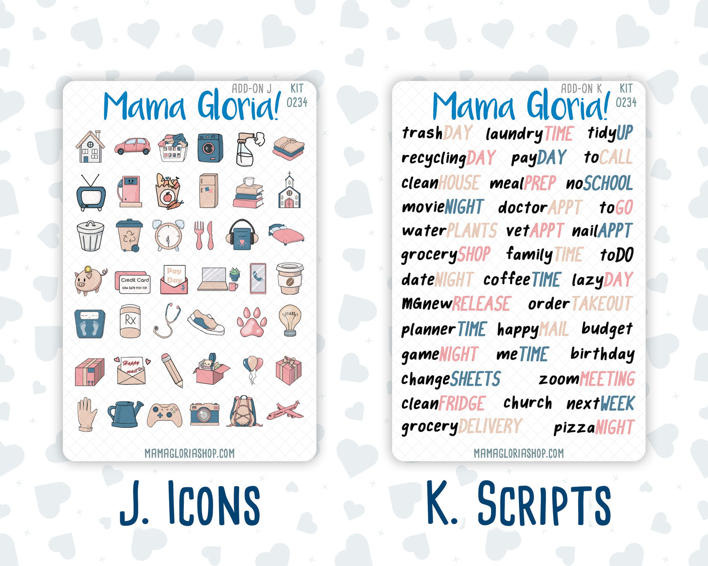 Kit 0234 - Add Ons - September - REF - Kit 0234 – Reader’s Escape - September - Planner Stickers