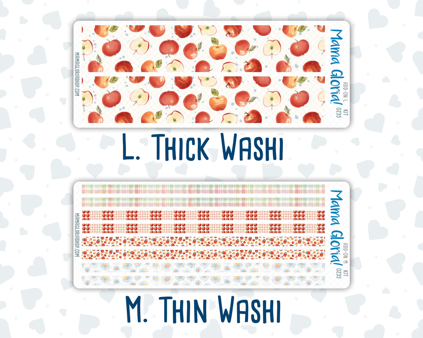 Kit 0235 - Add Ons - September - Apple Orchard - Planner Stickers