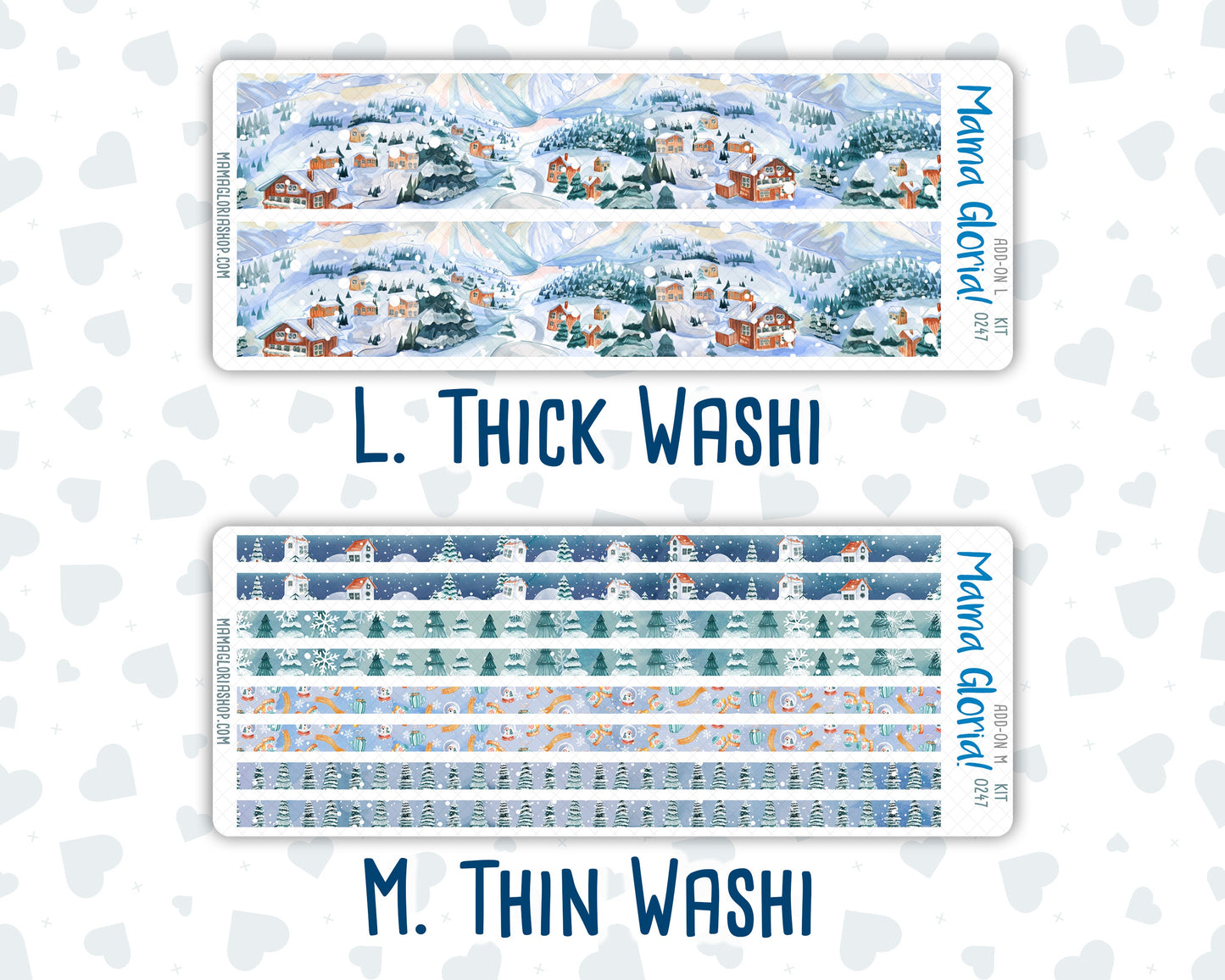 Kit 0247 - Add Ons - December - Snow Day Adventures - Planner Stickers