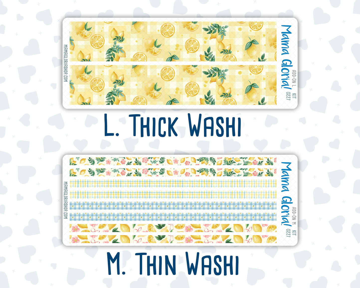 Kit 0227 - Add Ons - July - Lemon Grove - Planner Stickers