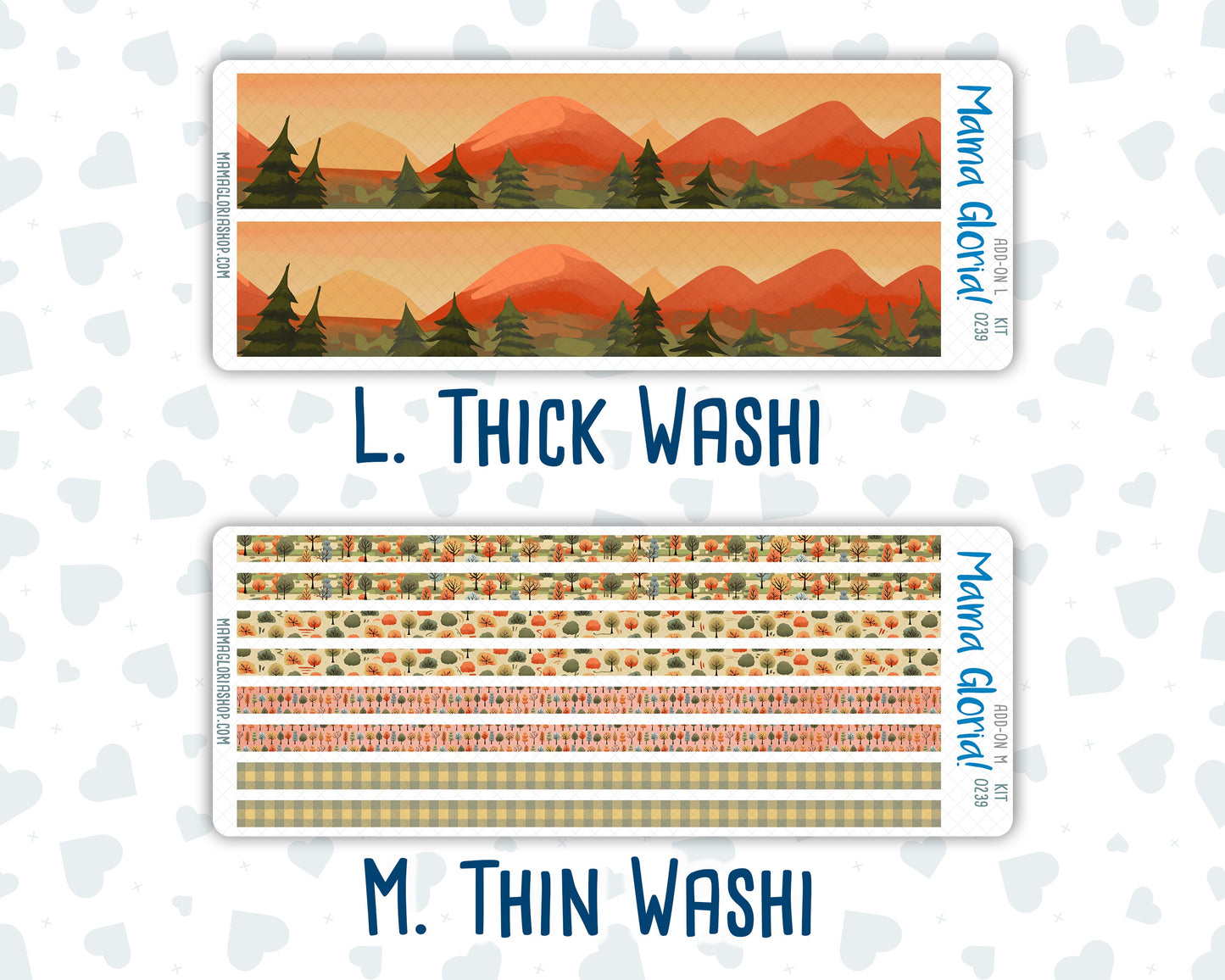 Kit 0239 - Add Ons - October - October Stroll - Planner Stickers