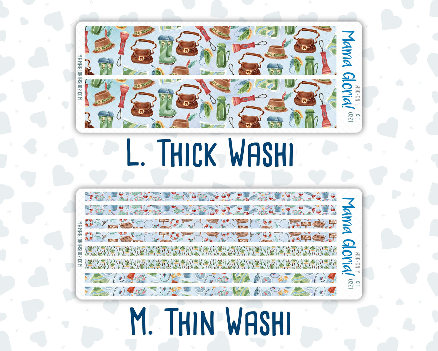 Kit 0221 - Add Ons - June - Gone Fishing - Planner Stickers