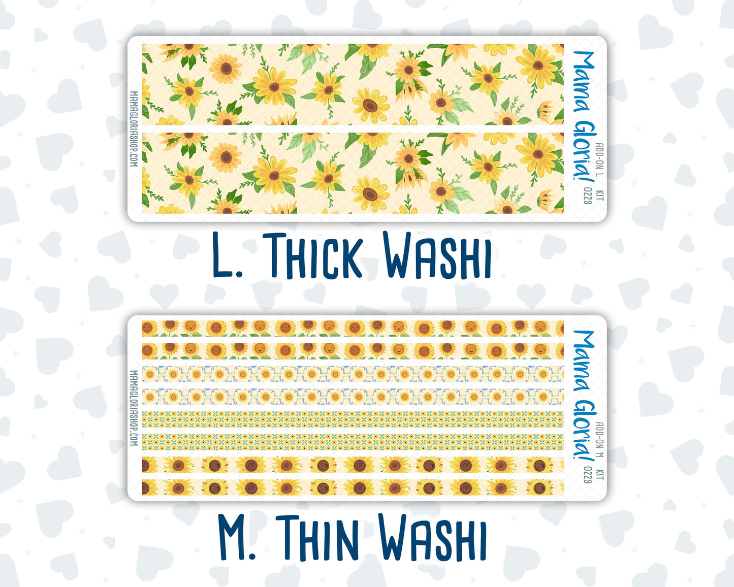 Kit 0229 - Add Ons - August - Golden Faces - Planner Stickers