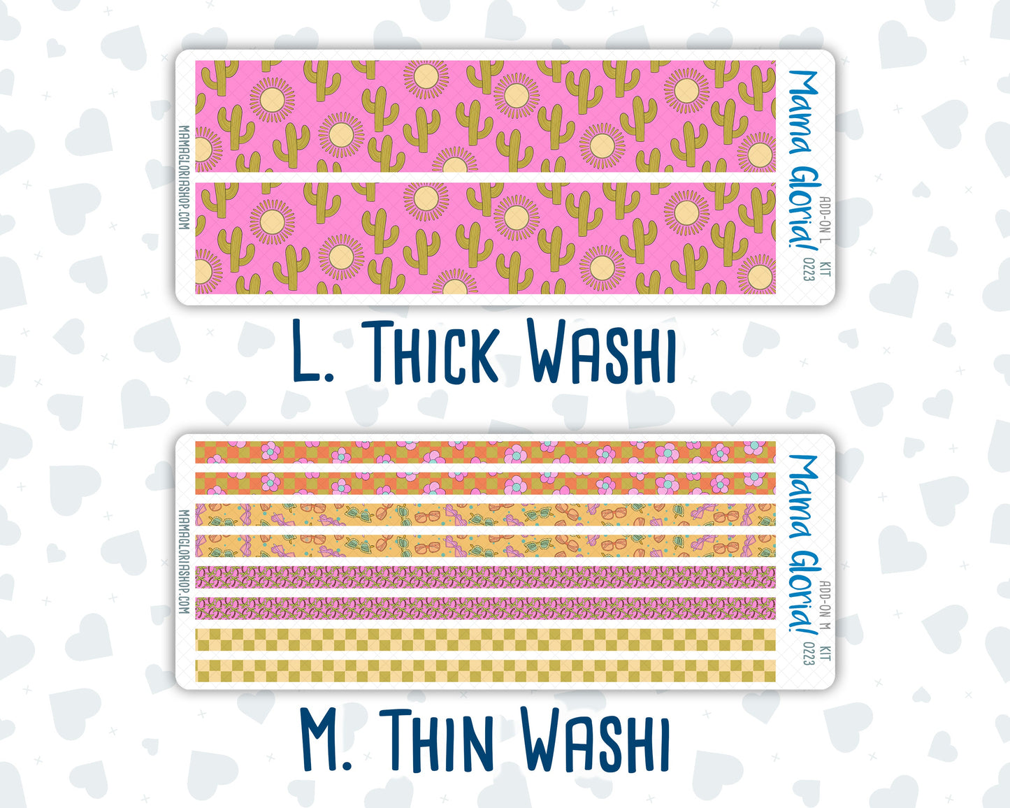 Kit 0223 - Add Ons - June - Route 66 - Planner Stickers