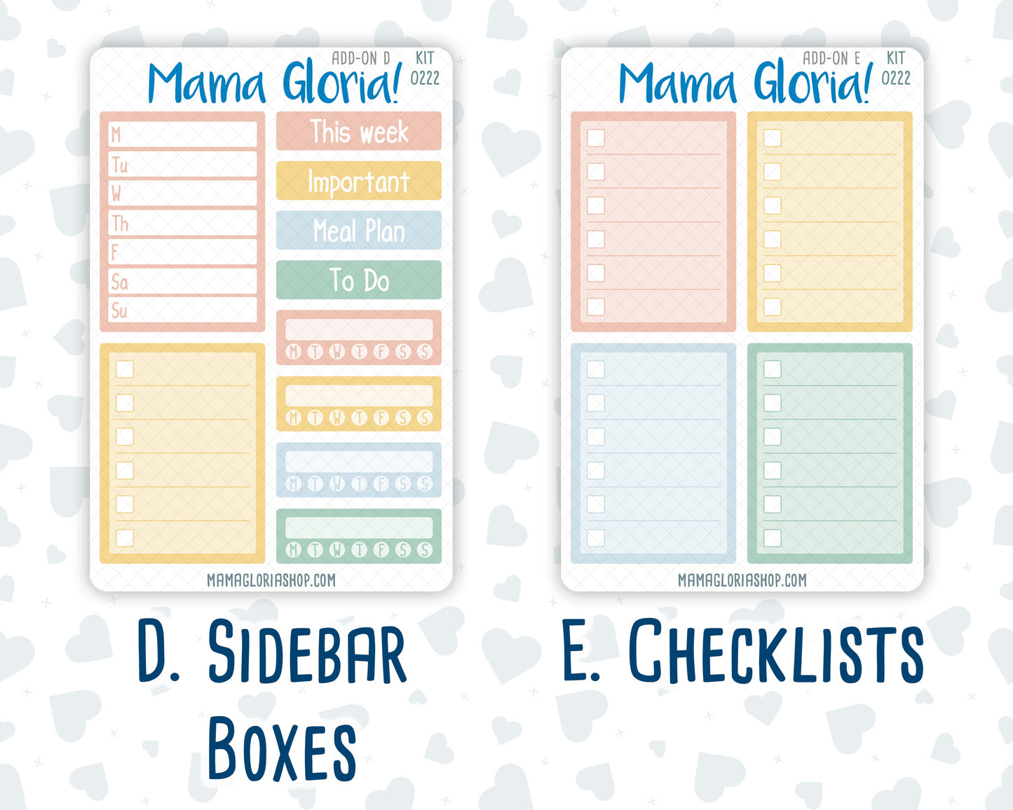 Kit 0222 - Add Ons - June - Beach Day - Planner Stickers