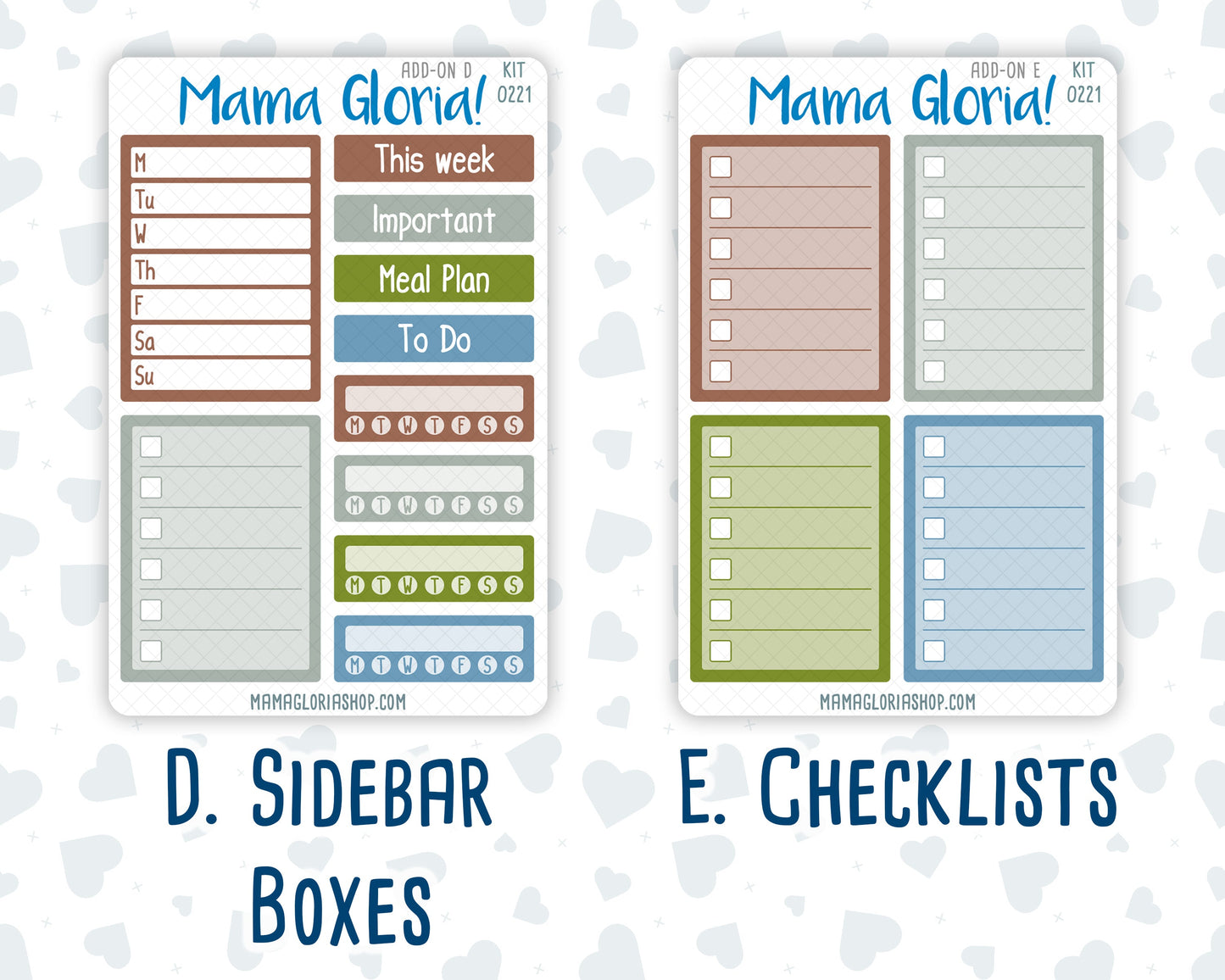 Kit 0221 - Add Ons - June - Gone Fishing - Planner Stickers