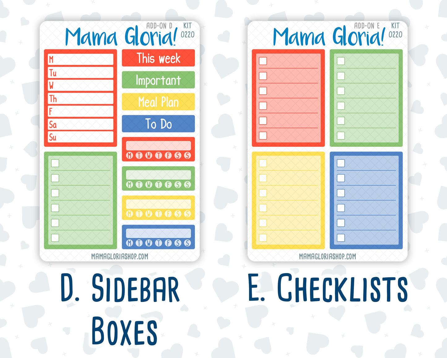 Kit 0220 - Add Ons - June - June Berries - Planner Stickers