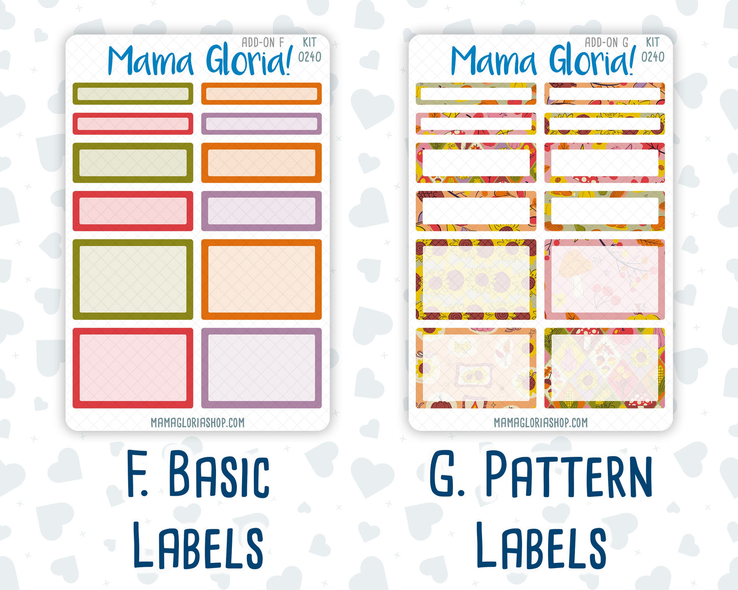 Kit 0240 - Add Ons - November - Cozy Thanksgiving - Planner Stickers