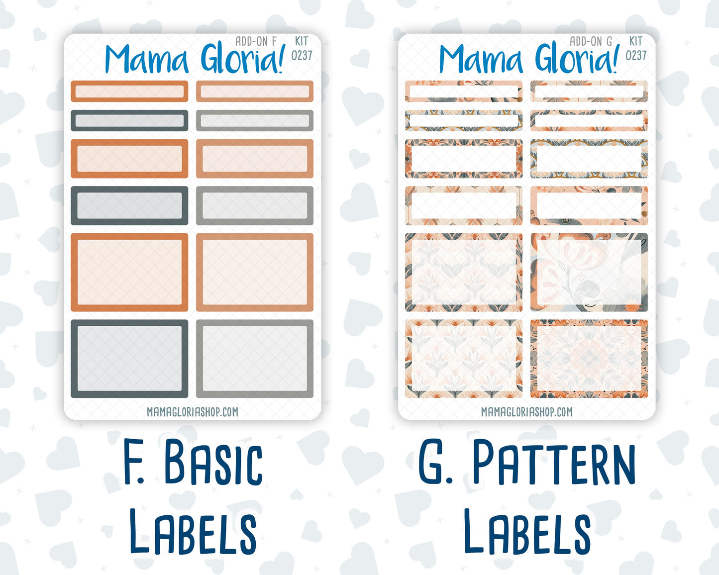 Kit 0237 - Add Ons - October - Forest Folk - Planner Stickers