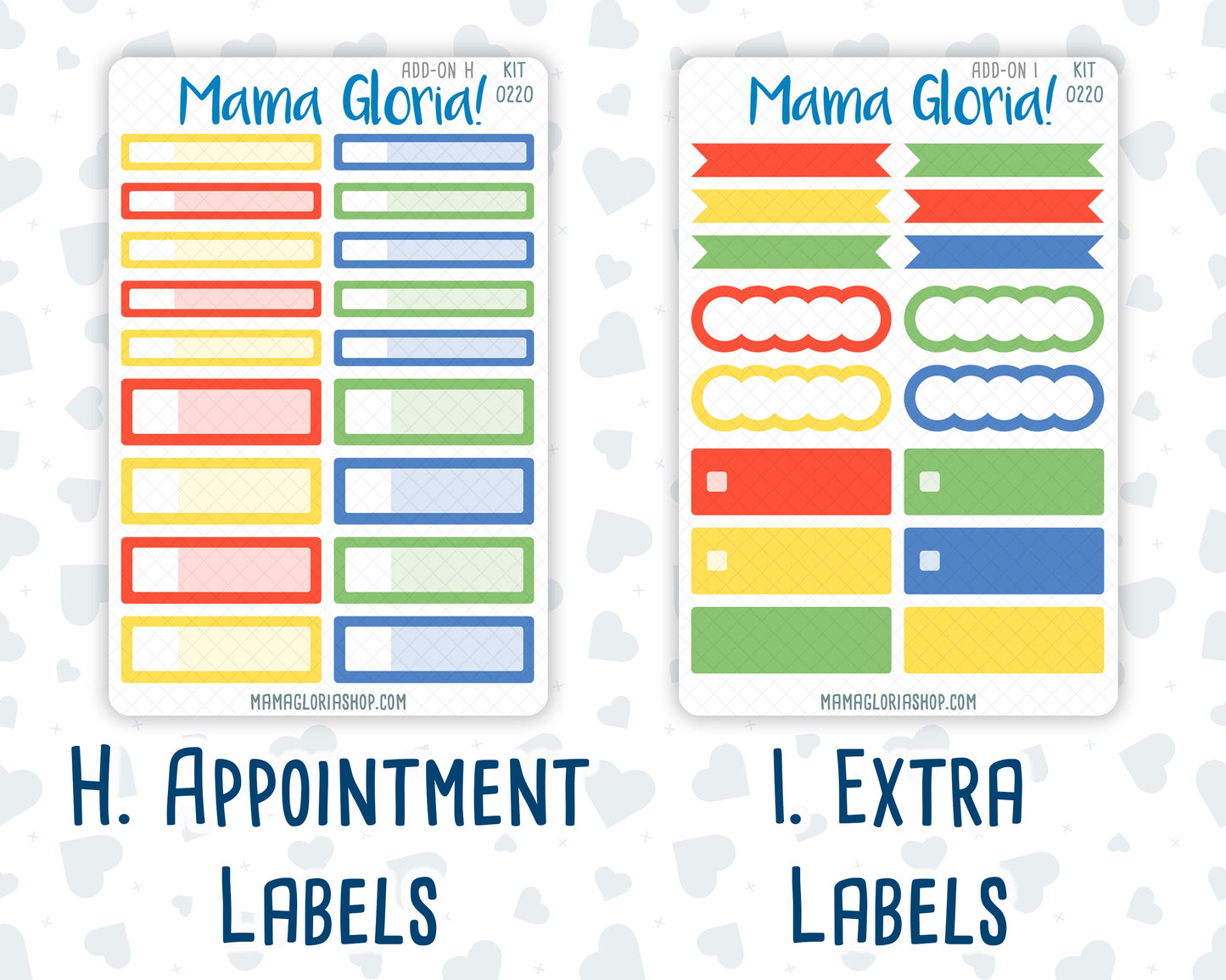 Kit 0220 - Add Ons - June - June Berries - Planner Stickers