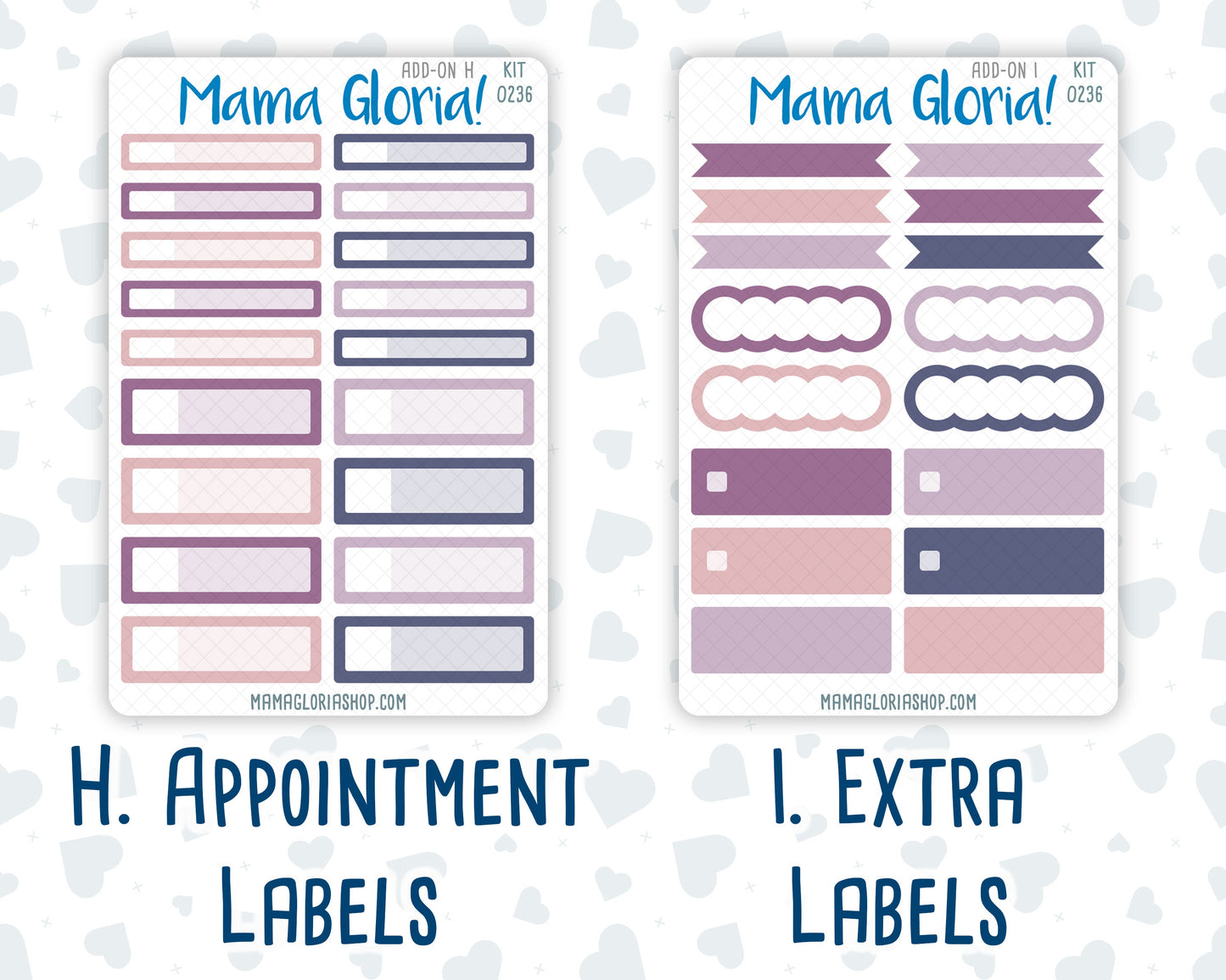 Kit 0236 - Add Ons - October - Sweet & Spooky - Planner Stickers