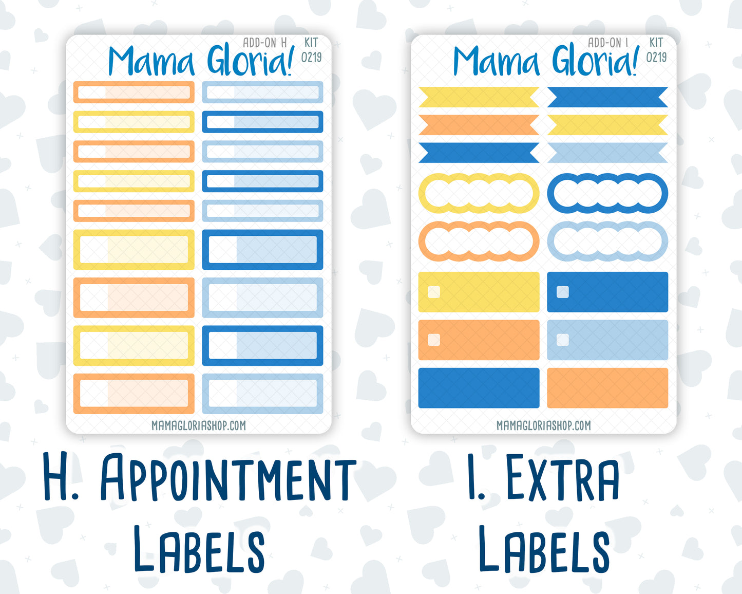 Kit 0219 Add Ons - Bee's Business- May- Planner Stickers - Kit