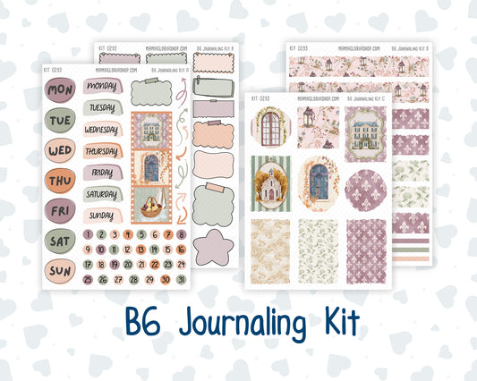 Kit 0293 - B6 - For Sterling Ink And More - Journaling Daily Kit - September - Fleur de Provence