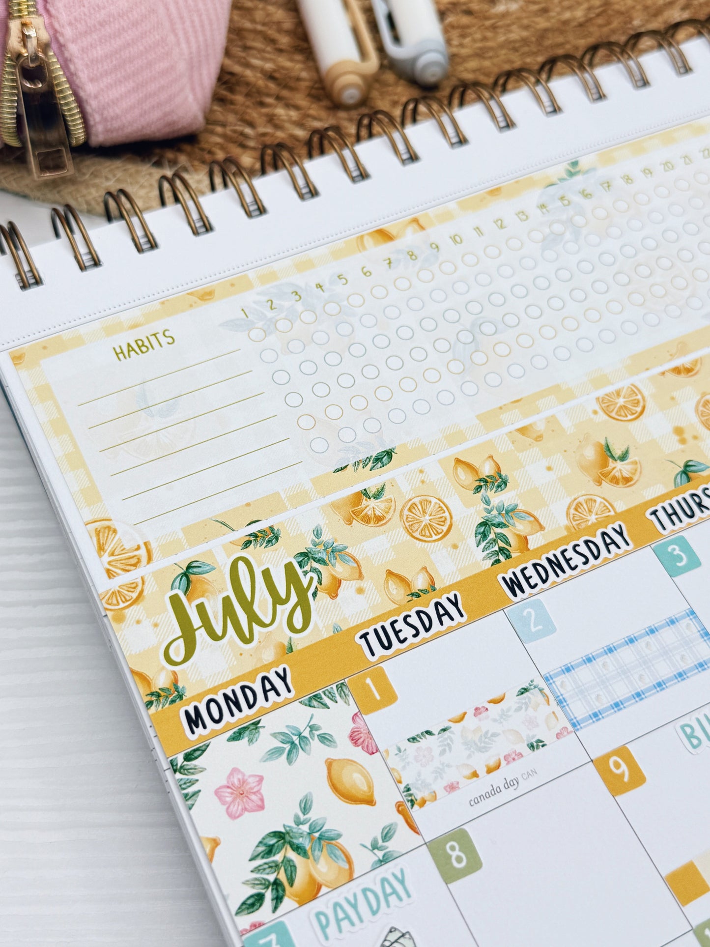 Kit 0229 - Laurel Denise Pop-Up - Monthly Kit - August - Golden Faces