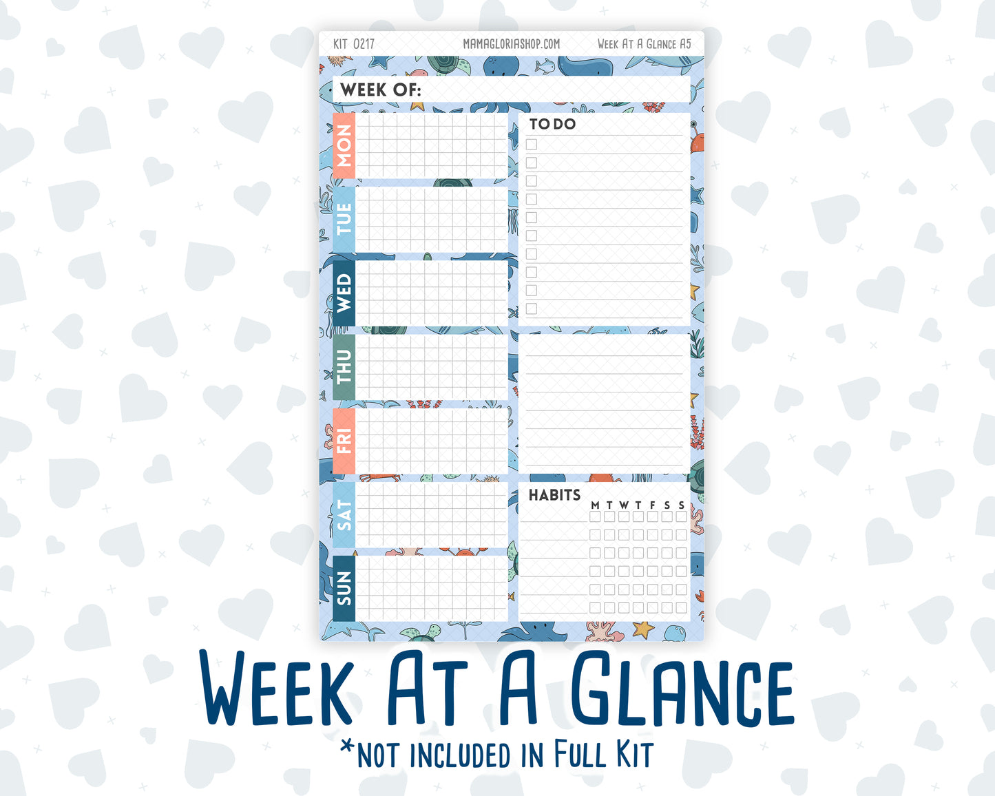 Kit 0217- A5 Daily Duo - Once Upon A Time -May -Planner