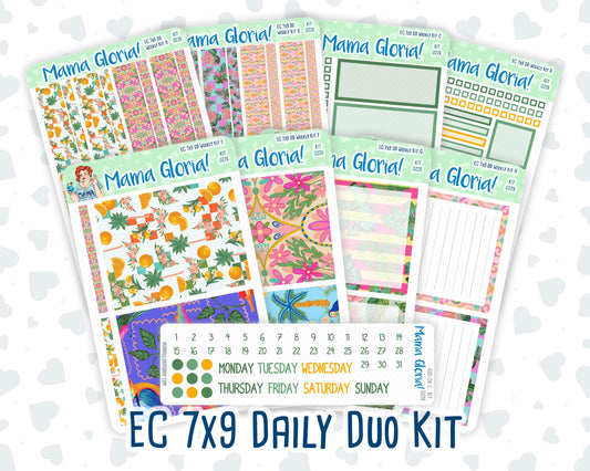 Kit 0226 - 7x9 - Daily Duo - Weekly Kit - July - Tropical Whimsy