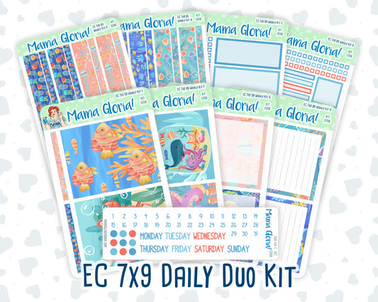 Kit 0268 - 7x9 - Daily Duo - Weekly Kit - June - Sea Sweeties