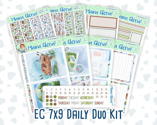 Kit 0221 - 7x9 - Daily Duo - Weekly Kit - June - Gone Fishing