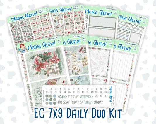 Kit 0245 - 7x9 - Daily Duo - Weekly Kit - December - Vintage Christmas