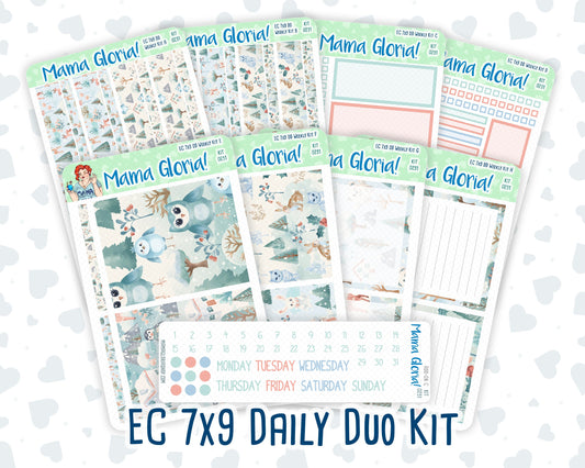 Kit 0251 - 7x9 - Daily Duo - Weekly Kit - January - Pine & Paws