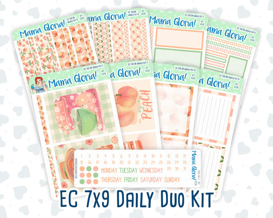 Kit 0228 - 7x9 - Daily Duo - Weekly Kit - August - Just Peachy