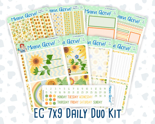 Kit 0229 - 7x9 - Daily Duo - Weekly Kit - August - Golden Faces