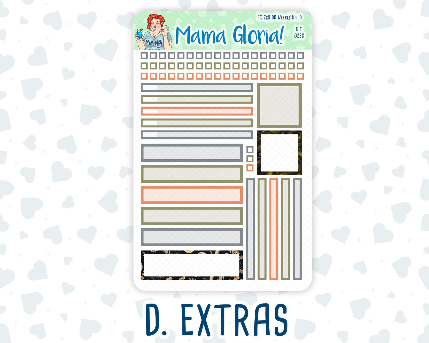 Kit 0238 - 7x9 - Daily Duo - Weekly Kit - October - Starry Autumn Nights