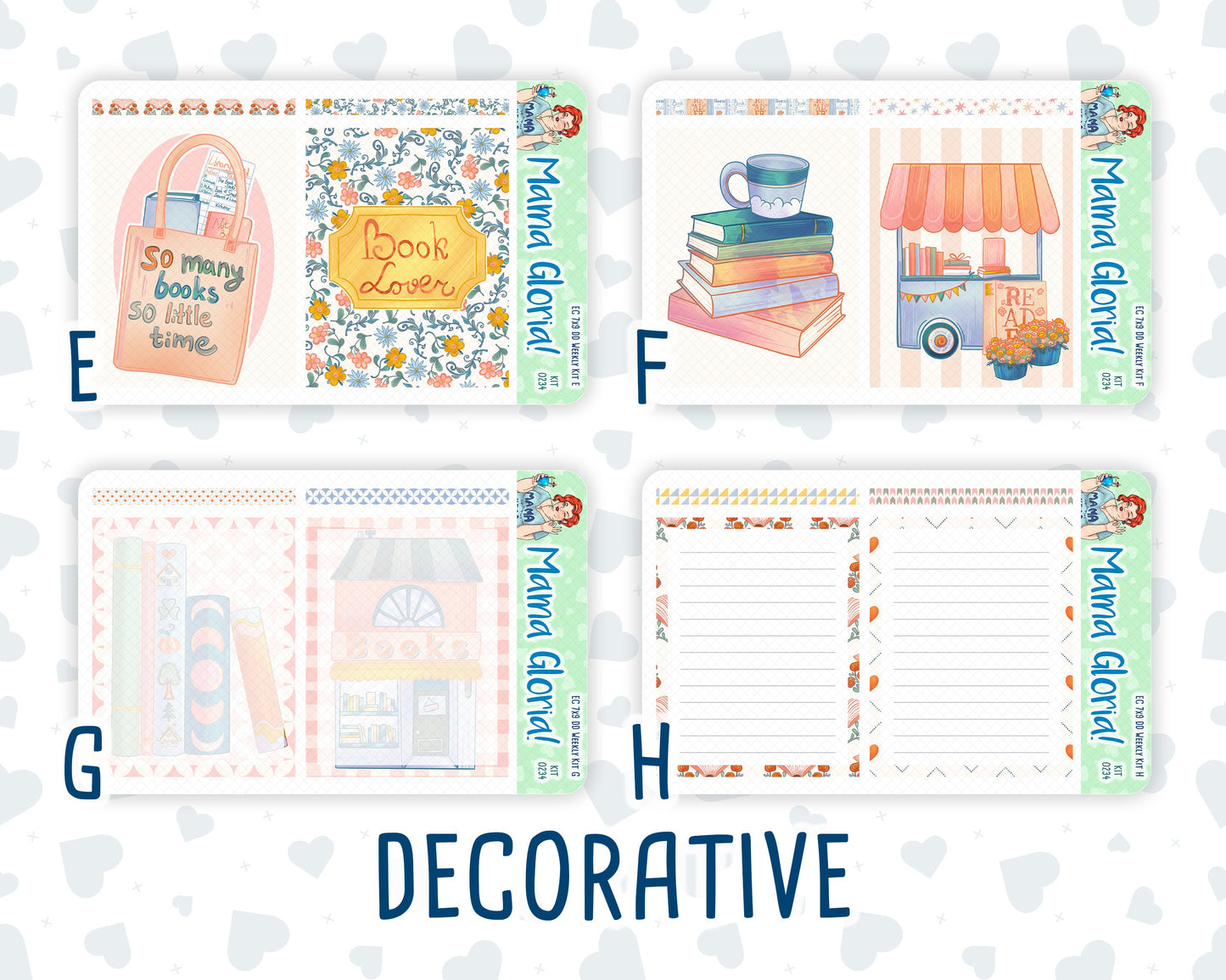 Kit 0234 - 7x9 - Daily Duo - Weekly Kit - September - REF - Kit 0234 – Reader’s Escape - September