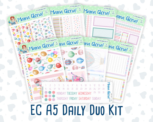 Kit 0225 - A5 - Daily Duo - Weekly Kit - July - Carnival Joy