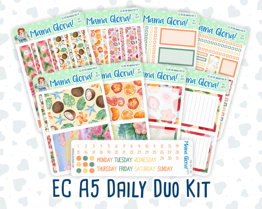 Kit 0271 - A5 - Daily Duo - Weekly Kit - June - Strawberry Shore