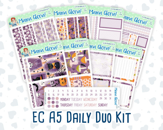 Kit 0236 - A5 - Daily Duo - Weekly Kit - October - Sweet & Spooky