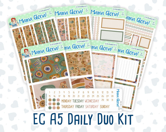 Kit 0243 - A5 - Daily Duo - Weekly Kit - November - Boho Autumn