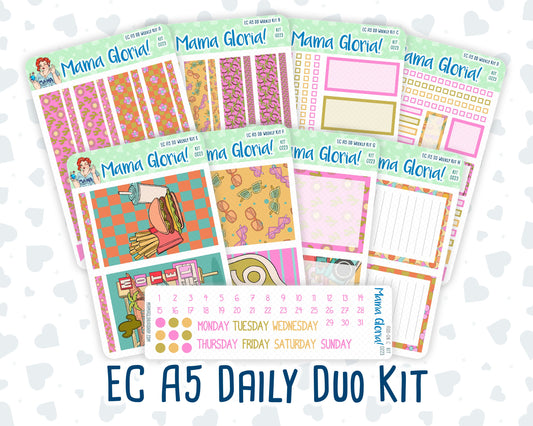 Kit 0223 - A5 - Daily Duo - Weekly Kit - June - Route 66