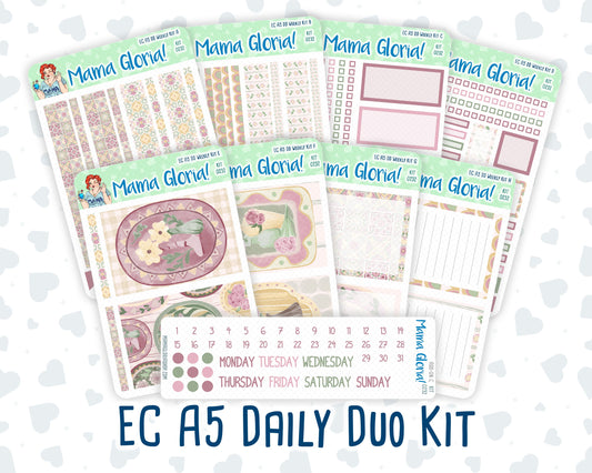 Kit 0232 - A5 - Daily Duo - Weekly Kit - September - Heirloom Garden