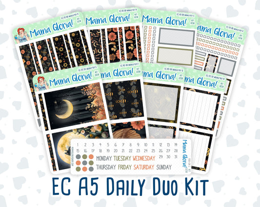 Kit 0238 - A5 - Daily Duo - Weekly Kit - October - Starry Autumn Nights