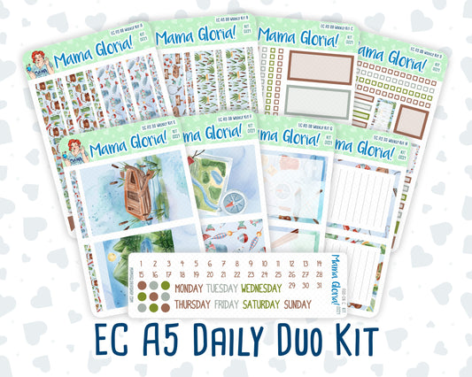 Kit 0221 - A5 - Daily Duo - Weekly Kit - June - Gone Fishing