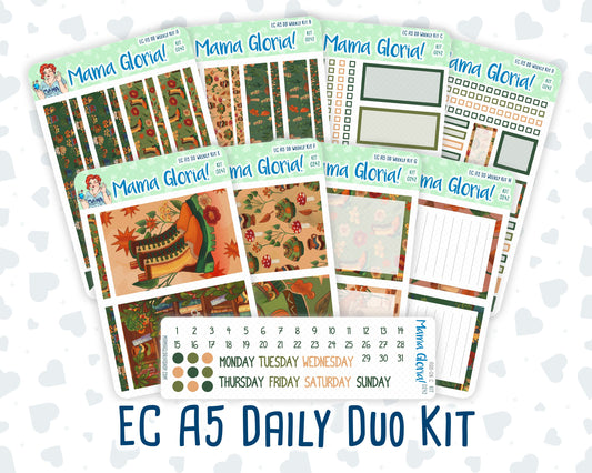 Kit 0242 - A5 - Daily Duo - Weekly Kit - November - Cottage Autumn