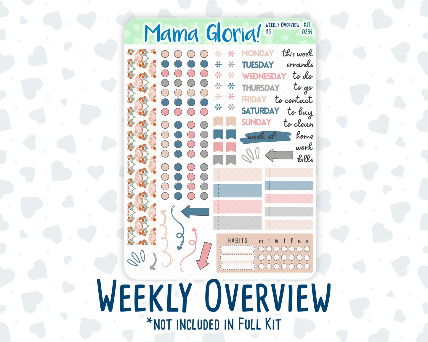 Kit 0234 - A5 - Daily Duo - Weekly Kit - September - REF - Kit 0234 – Reader’s Escape - September