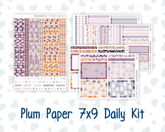 Kit 0236 - 7x9 - Plum Paper Daily - Weekly Kit - October - Sweet & Spooky