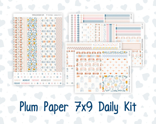 Kit 0234 - 7x9 - Plum Paper Daily - Weekly Kit - September - REF - Kit 0234 – Reader’s Escape - September